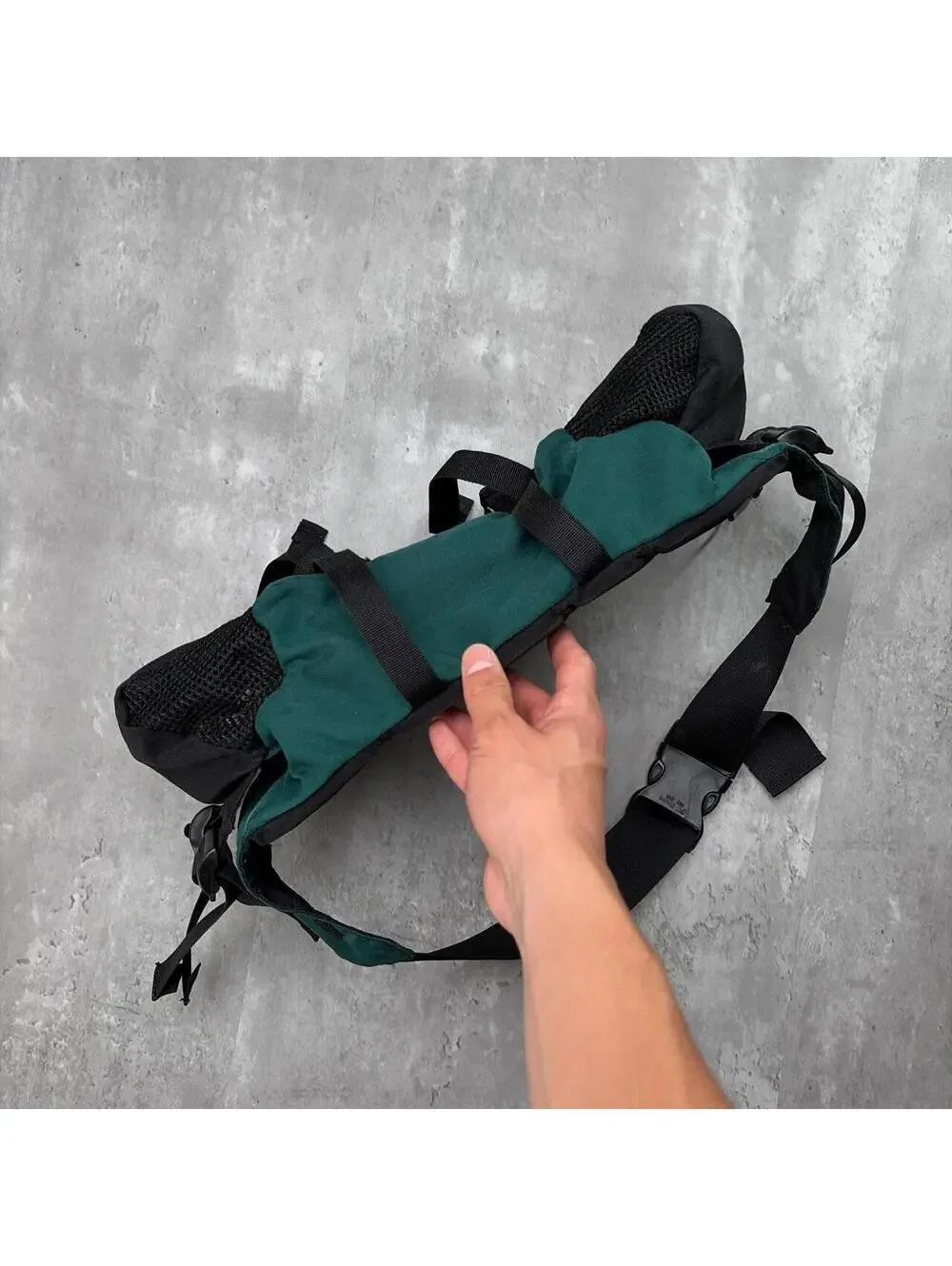 Vintage Green The North Face Lumbar Hiking Gorpcore Waist Bag